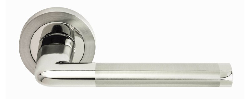 Edwin lever on rose - modern interior door handle