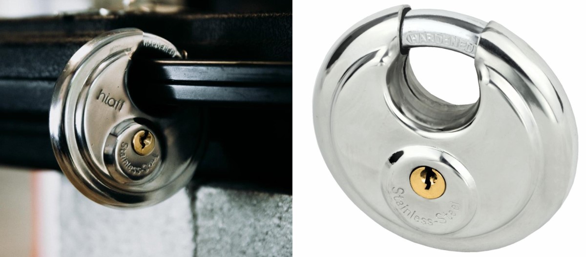Disc padlocks