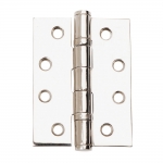 100mm Stainless Steel Ball Bearing Hinges - Polished (Set of 2)