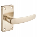 Contract Lever Latch Short Door Handles - Brushed Nickel